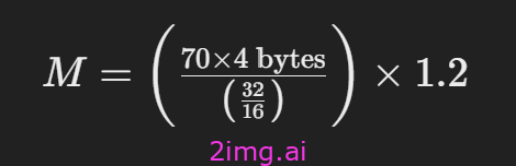 服务大型语言模型 (LLM) 需要多少 GPU 内存？